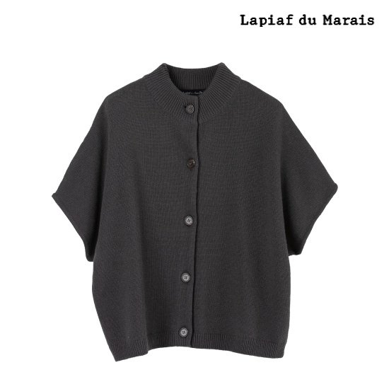 라삐아프 울혼방 버튼업 케이프 가디건 1종 [런칭 가격 59,900원] 4