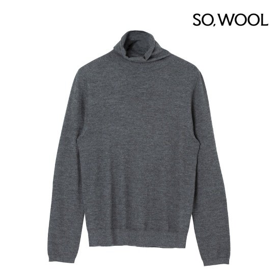 쏘울 25FW 소모 캐시100 하이넥 니트[런칭 가격129,900원] 4