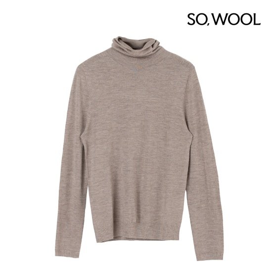 쏘울 25FW 소모 캐시100 하이넥 니트[런칭 가격129,900원] 2