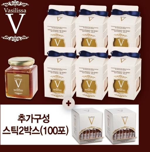 바실리사유기농로얄제리감로꿀6병+허니스틱100포
