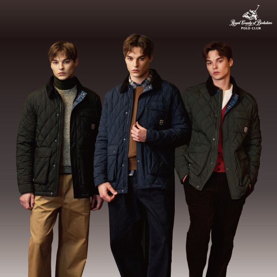 ○RCB POLO CLUB 25FW 남성 웜 플리스 퀼팅 자켓