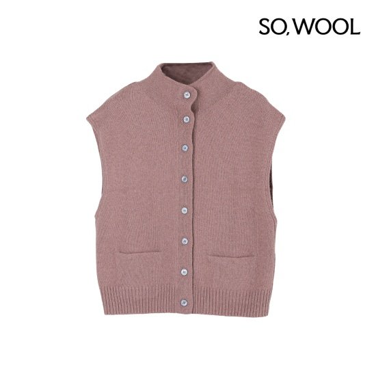 쏘울 25FW 라쿤 하이넥 버튼 베스트[런칭 가격79,900원] 3