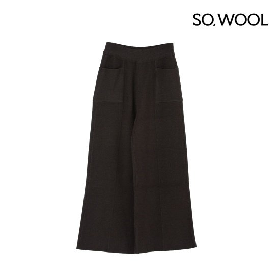 쏘울 25FW 라쿤 와이드 니트 팬츠[런칭 가격99,900원] 3