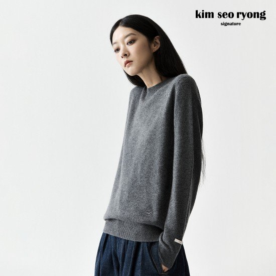 김서룡 25FW 윈터 캐시미어100 모크넥 니트[런칭 가격139,900원] 3