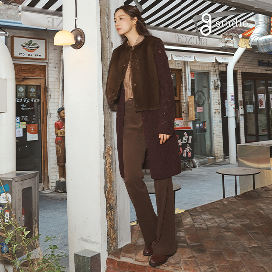 25FW 캐시미어 블렌드 플레어 기모코듀로이 팬츠 4