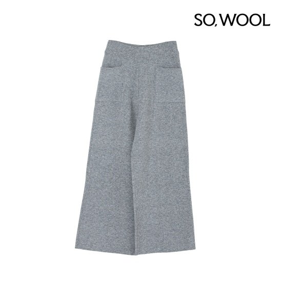 쏘울 25FW 라쿤 와이드 니트 팬츠[런칭 가격99,900원] 2