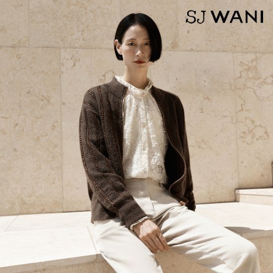SJ와니 25FW 꾸뛰르 크로셰 풀집업 니트 점퍼 1종 (런칭 가격 199,900원) 2