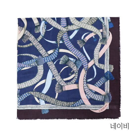 랑방 캐시미어 블렌드 스퀘어 숄 2