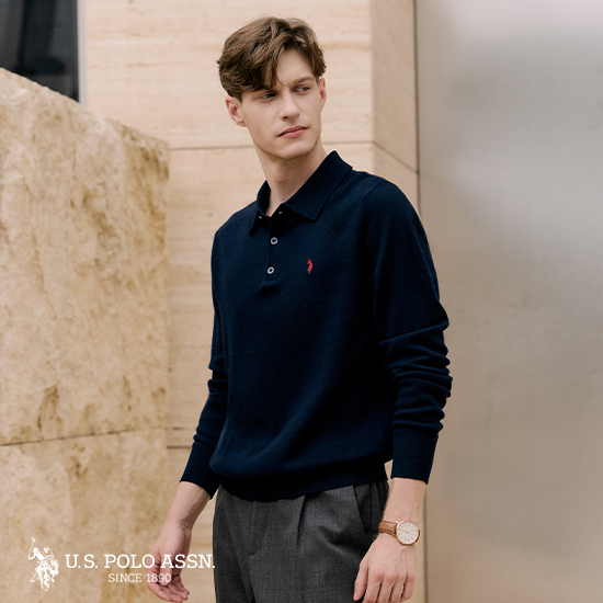 [U.S POLO ASSN.] 25FW 메리노울 니트 2종 남성 2