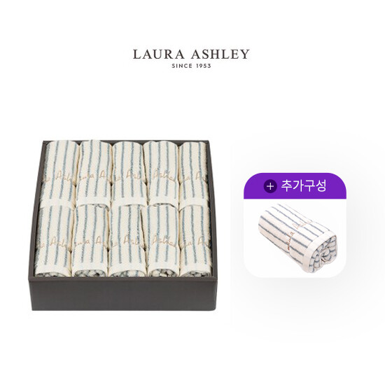 [방송에서만 50%세일][로라애슐리] NEW클래식 60수 타올 3