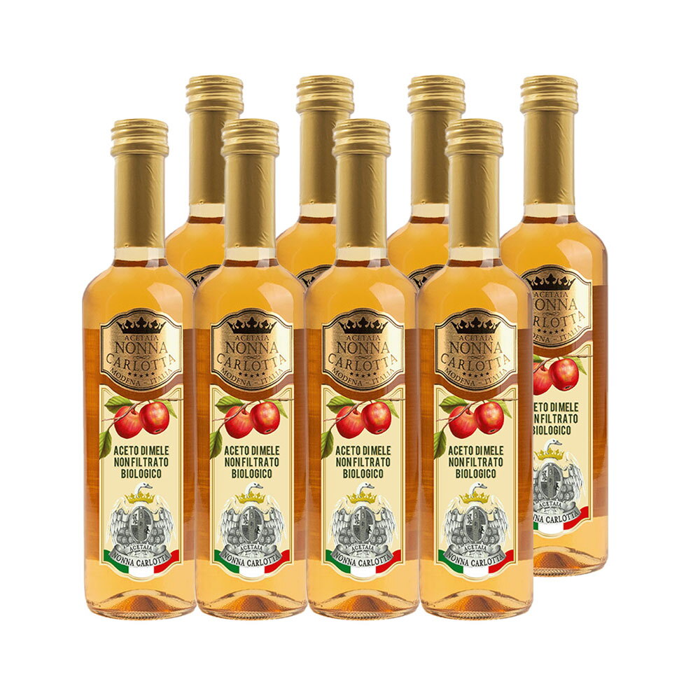 [방송에서만 50프로 세일]논나 카를로타 애플사이다비니거 500ml x8병