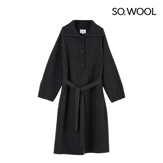 쏘울 25FW 라쿤 이중직 니트 코트[런칭 가격259,900원] 2
