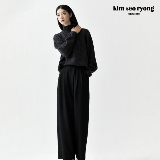 김서룡 25FW 시그니처 윈터 헤어리 랩 팬츠[런칭 가격 89,900원] 3