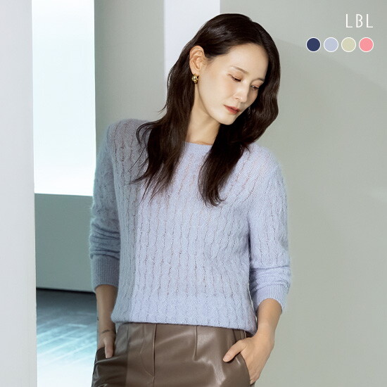25FW 이태리 파비아노社 알파카 블렌디드 케이블 니트 2