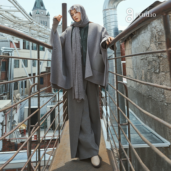 25FW 윈터 울블렌드 스커트 팬츠