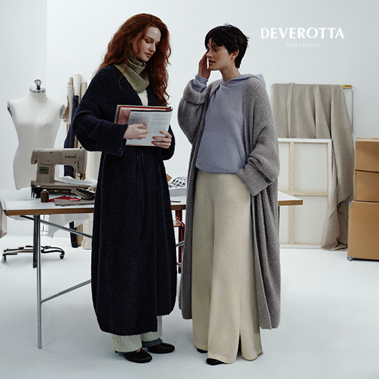 [최초가 299,000원] 25FW 이태리알파카 롱니트코트+벨트 3