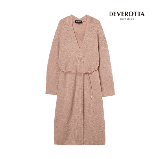 [최초가 299,000원] 25FW 이태리알파카 롱니트코트+벨트 4