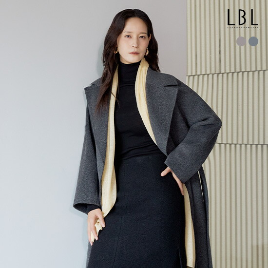 [LBL X NICE CLAUP] 25FW 울실크 블렌드 벨티드 코트 3