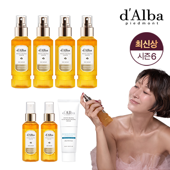 [dAlba] 최신상 엑소 화이트트러플 세럼6통+바이탈크림