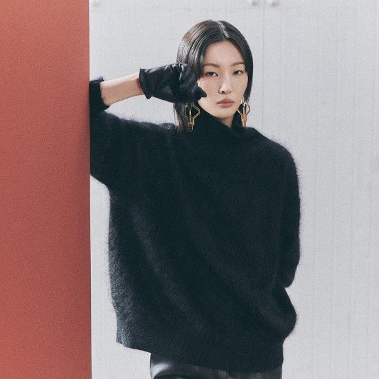 르네크루 25FW 브러쉬드 화이트캐시미어100% 풀오버 [런칭 가격 349,000원] 2