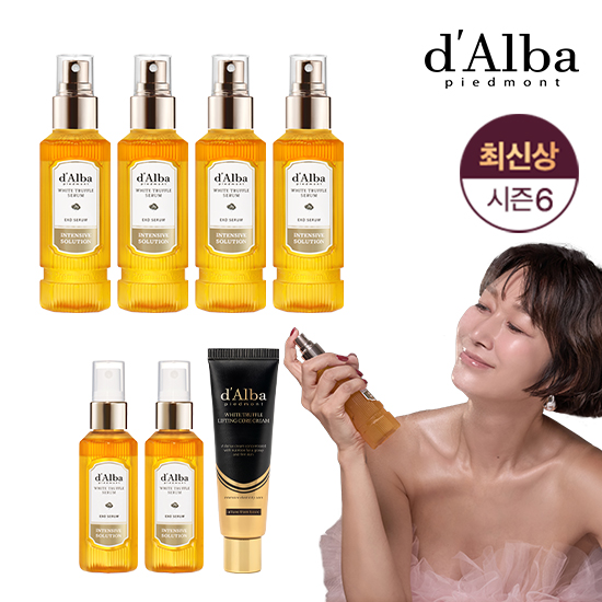 [dAlba] 최신상 엑소 화이트트러플 세럼6통+리프팅코어크림
