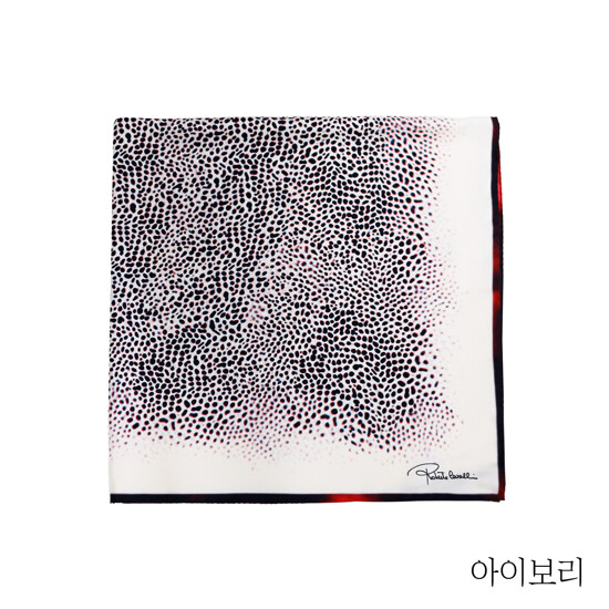 로베르토카발리 스퀘어 레오파드 실크 스카프(7C9090) 3