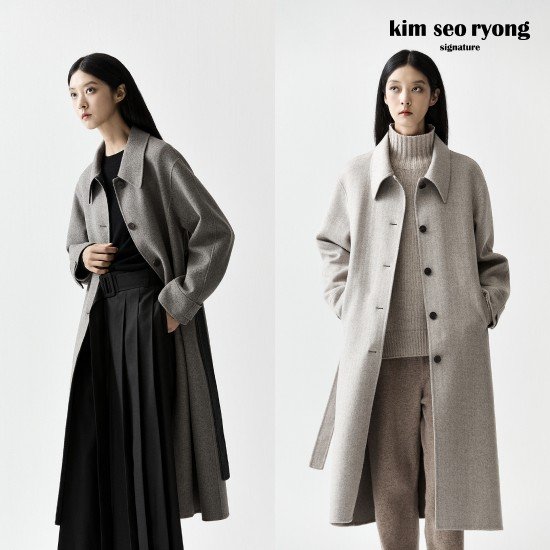 김서룡 25FW 울 핸드메이드 헤링본 코트[런칭 가격199,900원] 3