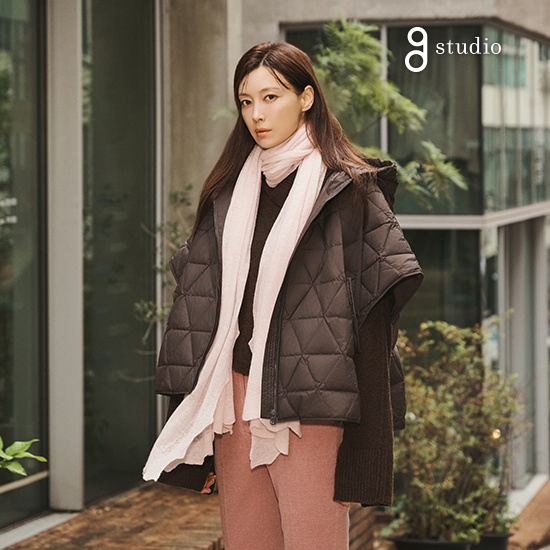 25FW 지 위켄드 헝가리구스다운케이프 2