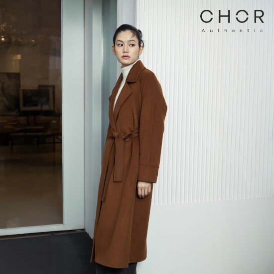 코어 어센틱 벨티드 더블페이스 핸메 코트 [런칭 가격 179,900원]