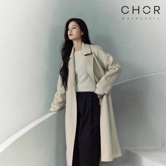 코어 어센틱 벨티드 더블페이스 핸메 코트 [런칭 가격 179,900원] 4