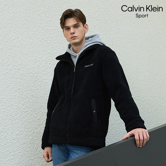 [Calvin Klein Sport]25FW Dual Fleece 쉐르파 자켓 남성 3