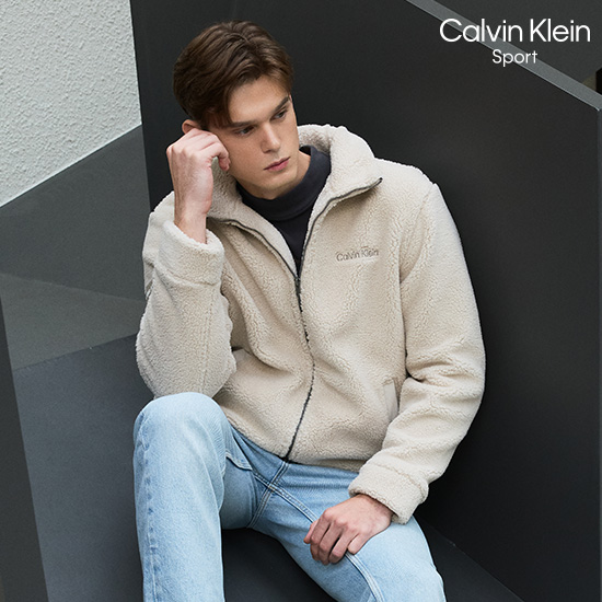 [Calvin Klein Sport]25FW Dual Fleece 쉐르파 자켓 남성 2