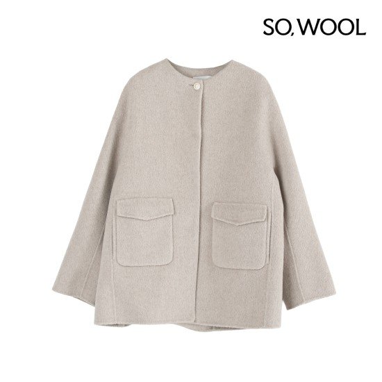 쏘울 25FW 핸드메이드 알파카 케이프 코트[런칭 가격239,900원] 3