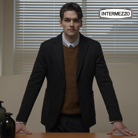 [삼성카드5%할인]인터메조 25FW 울 블렌디드 자켓