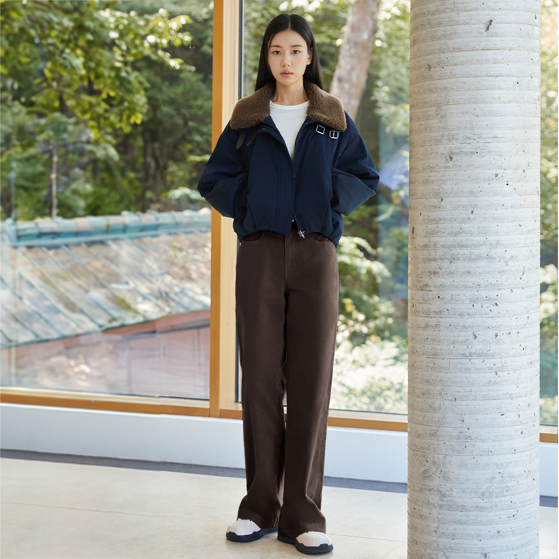 [최초가79,000원]25FW 마스터핏 리브렉스벨벳 기모데님+벨트 2