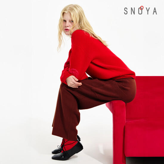 [SNOYA]스노야 25FW 메리노울100 홀가먼트 니트팬츠 4