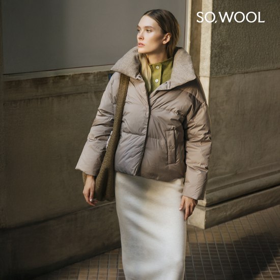 쏘울 25FW 캐시 카라 하프 구스다운[런칭 가격179,900원]