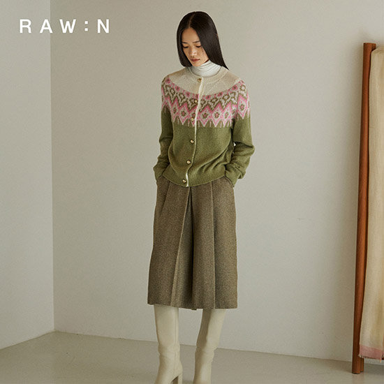 로우앤 울 홈스펀 스커트 팬츠 1종[런칭 가격 79.900원] 3