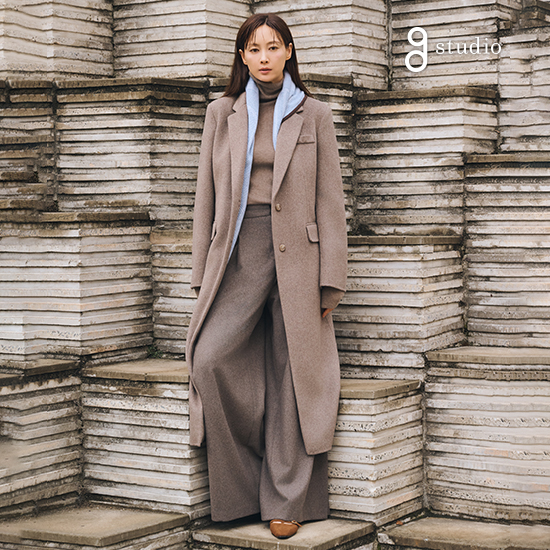 25FW 울실크 핸드메이드 엘리건트코트