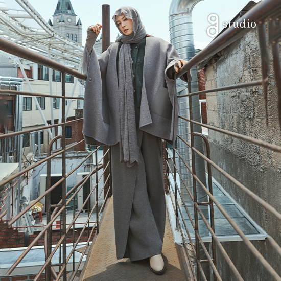 25FW 윈터 울 블렌드 스커트 팬츠