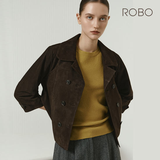 25F/W 이태리 스웨이드 더블 크롭자켓 2