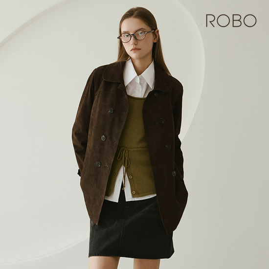 25F/W 이태리 스웨이드 더블 하프코트 2