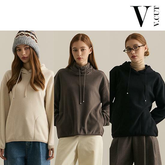 [삼성카드5%할인][런칭가59,900원→1만원↓]브이컷 소프트 플리스 풀오버 3종