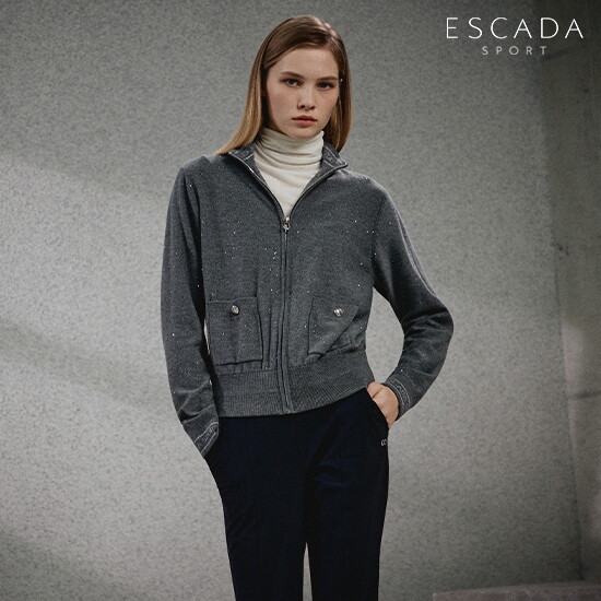 [상시가 279,000원]에스까다스포츠 여성 글램 니트 점퍼 2