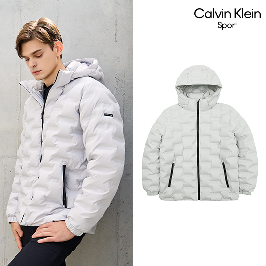 [Calvin Klein Sport] 캘빈클라인 25FW SOMA-SOM 심리스 패딩 자켓 남성 2