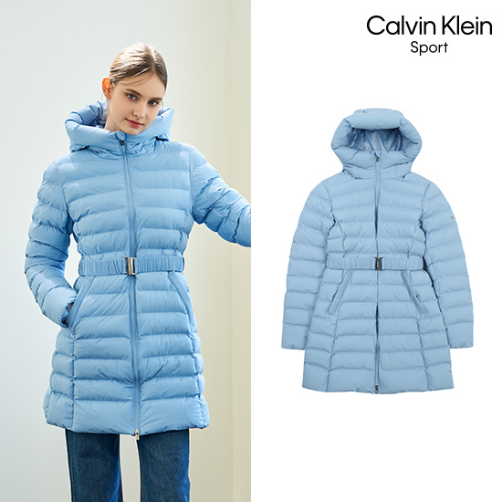 [Calvin Klein Sport] 캘빈클라인 25FW SOMA-SOM 패딩 코트 여성 3