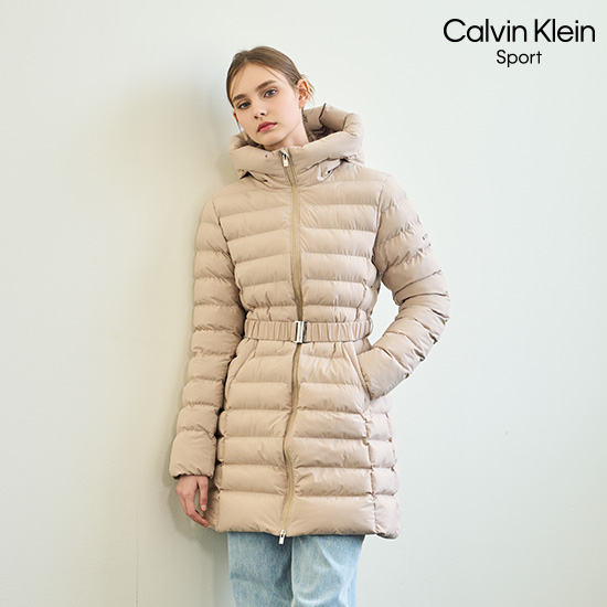 [Calvin Klein Sport] 캘빈클라인 25FW SOMA-SOM 패딩 코트 여성 2