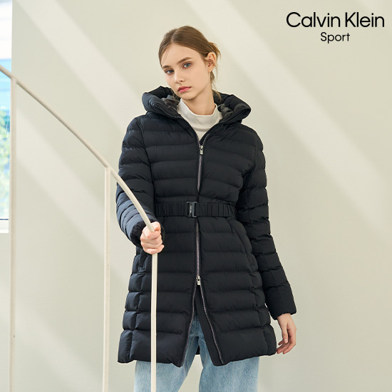 [Calvin Klein Sport] 캘빈클라인 25FW SOMA-SOM 패딩 코트 여성 4