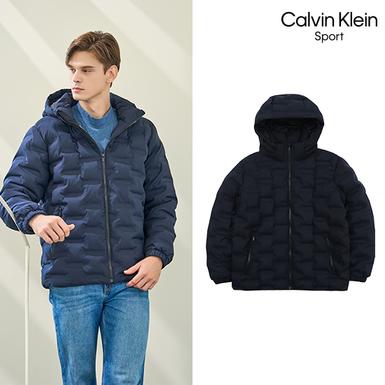 [Calvin Klein Sport] 캘빈클라인 25FW SOMA-SOM 심리스 패딩 자켓 남성 3