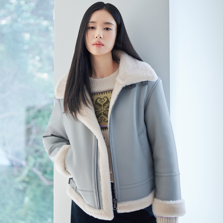 [최초가159,000]호주산 양모100 하프코트(여) 2